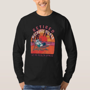 Camiseta Ajudante de Mecânico Aposentado  Aposentadoria Vin