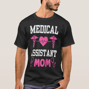 Camiseta Ajudante Médico Mãe Emprego Assistência de Enferma