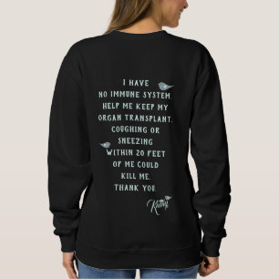 Camiseta Ajude-Me A Manter O Meu Transplante De Órgãos Pr