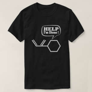 Camiseta Ajude-me a ser dieno, Química engraçada