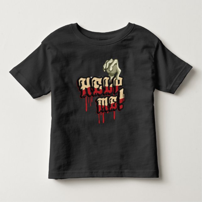 Camiseta Ajude-me com a Mão Zombie (Frente)