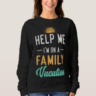 Camiseta Ajude-me, estou em férias da família amanhã de man