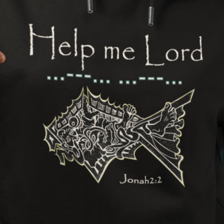 Camiseta Ajude-me Lord Jonah e a baleia ou peixe