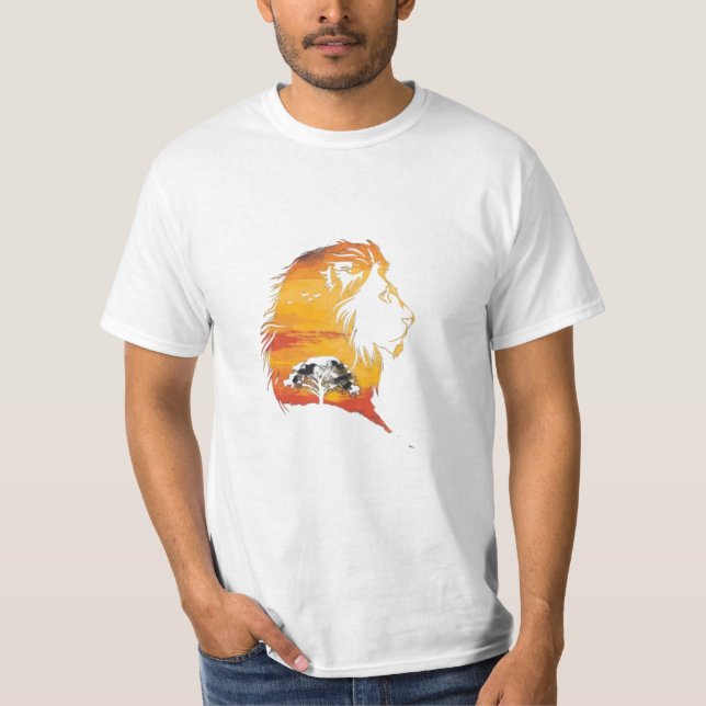 Camiseta Ajustado Clássico, Algodão Suave, Teto De Conforto (Frente)