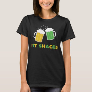 Camiseta Ajustado com Rua marcado Bebado do dia de Patrick