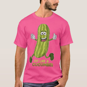 Camiseta Ajustado como um pepino picle picle humor de pepin
