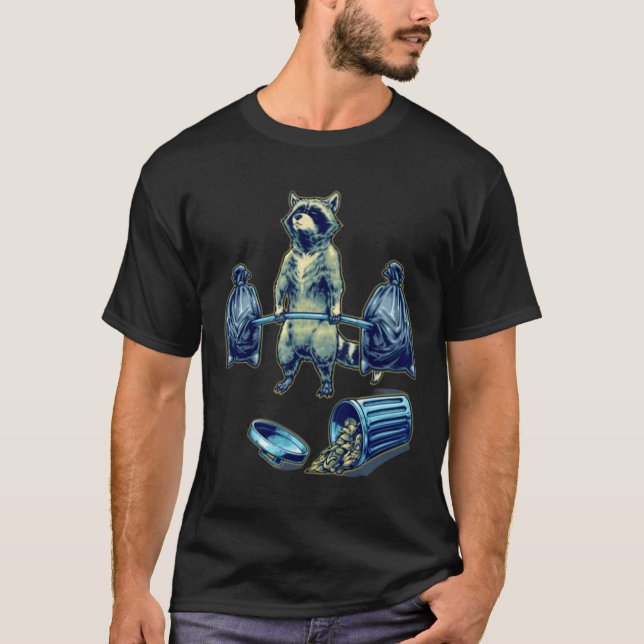 Camiseta Ajustado de construção de pedras para levantamento (Frente)