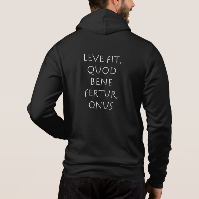 Camiseta Ajustado de véspera em fertur onus (Verso)