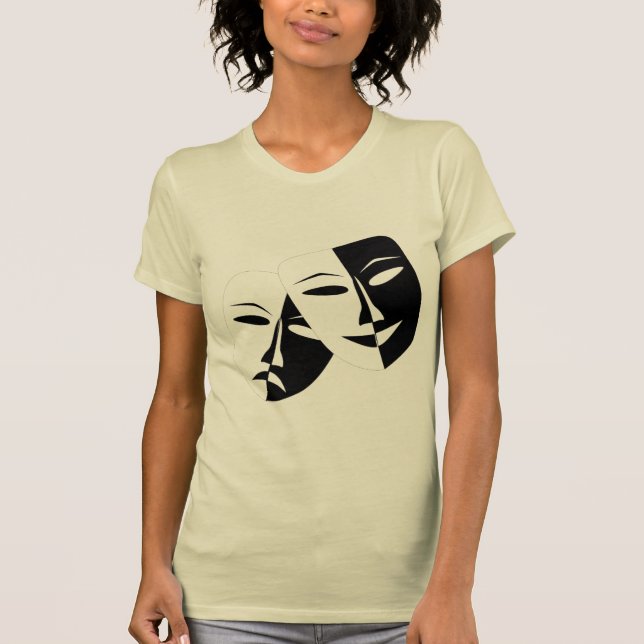 Camiseta Ajustado fina, Canvas, de uso feminino (Frente)