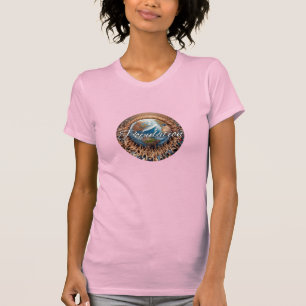 Camiseta Ajustado fina, Canvas, de uso feminino