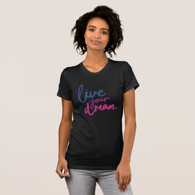 Camiseta Ajustado fina, Canvas, de uso feminino (Frente Completa)