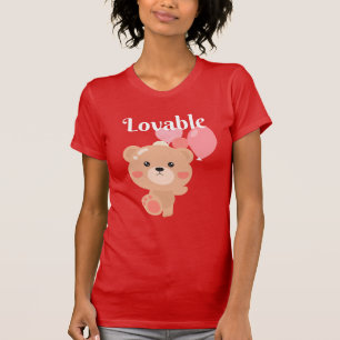 Camiseta Ajustado fina de mulheres adoráveis