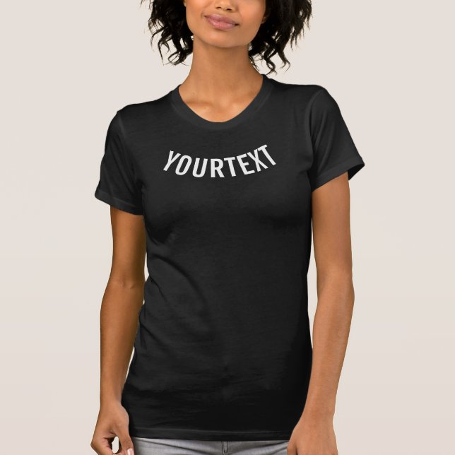 Camiseta Ajustado fino personalizada para mulheres (Frente)