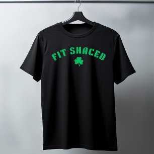 Camiseta Ajustado Shaced Engraçado Rua irlandesa Engraçada.