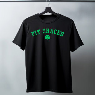 Camiseta Ajustado Shaced Engraçado Rua irlandesa Engraçada.
