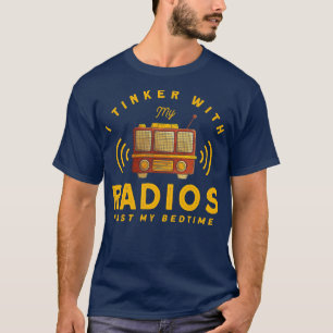 Camiseta Ajustar Presente de Rádio do Operador de Rádio da 