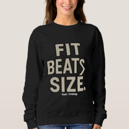 Camiseta Ajuste Batidas Tamanho Motivacional Fitness, Estil