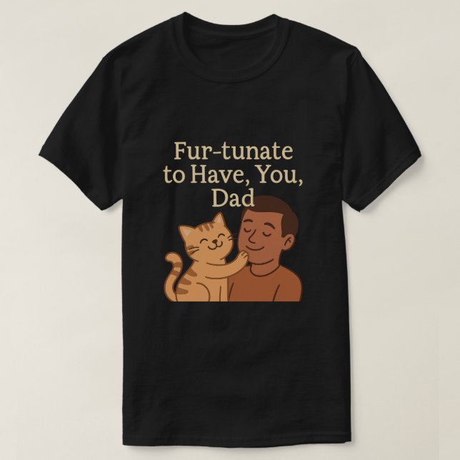 Camiseta Ajuste de pele para ter você, Pai - presente de ga (Frente do Design)