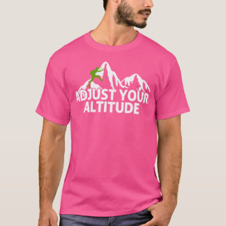 Camiseta Ajuste Sua Aventura De Escalada De Altitude Rock