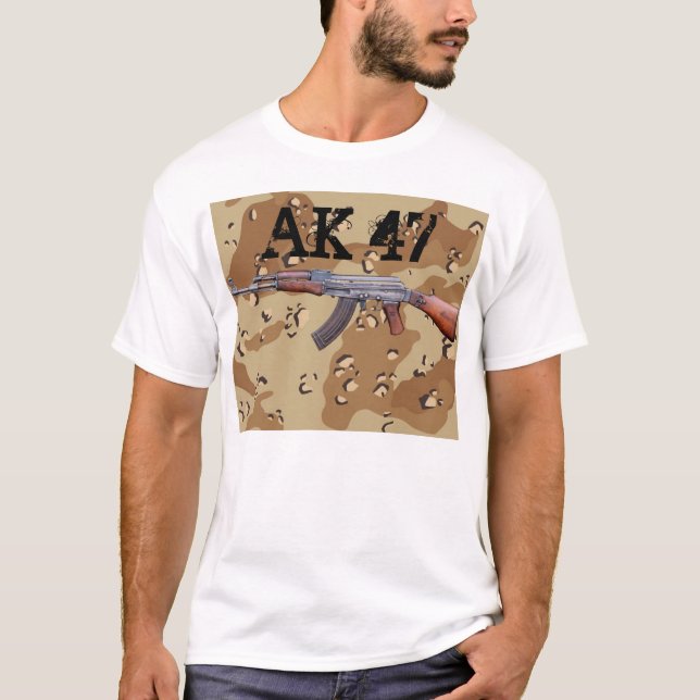 Camiseta AK-47 Desert Camo (Frente)