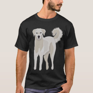 Camiseta Akbash dog, cachorrinho fofo, pirenês-excelente,