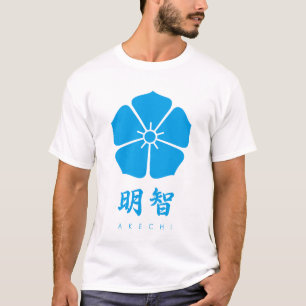 Camiseta Akechi Clan kamon com nome de clã