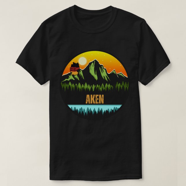 Camiseta Aken, Alemanha (Frente do Design)