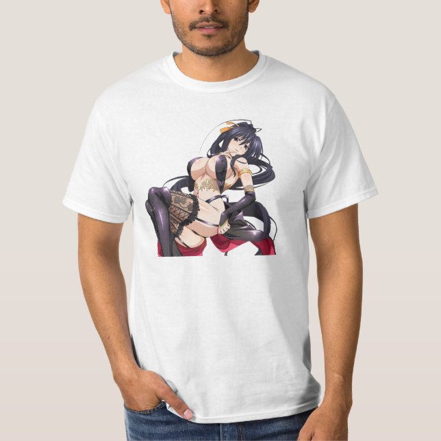 Camiseta Akeno Himejima - Segundo grau Dxd (Frente)