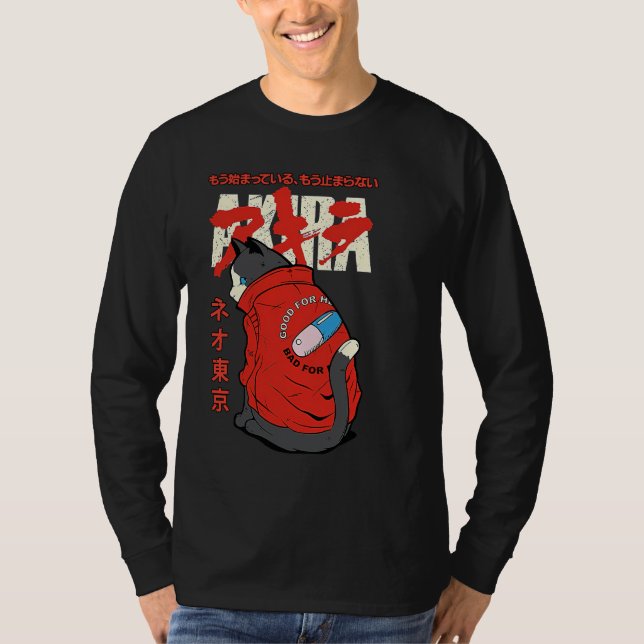 Camiseta Akira Shirt Unisex Anime Manga Merch para Mulheres (Frente)