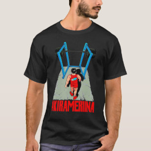 Camiseta Akirameruna Gym Arranjo de peso