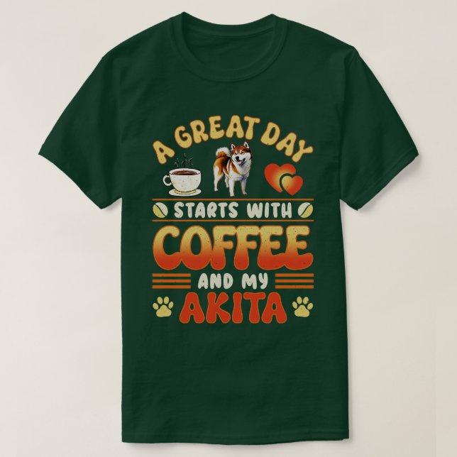 Camiseta Akita (Frente do Design)