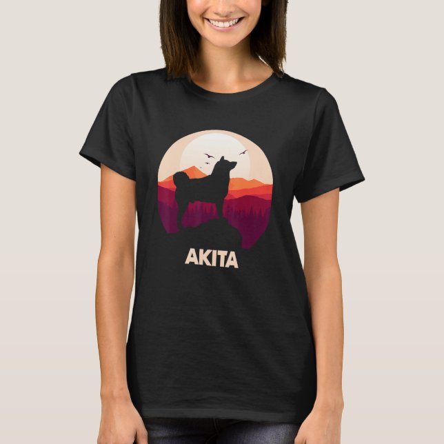Camiseta Akita and Moon Halloween 1 (Frente)