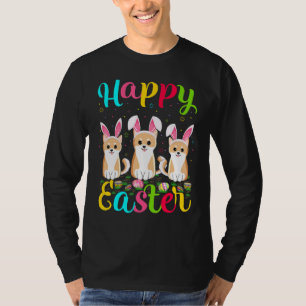 Camiseta Akita Dog Funny Easter Bunny Akita Happy East