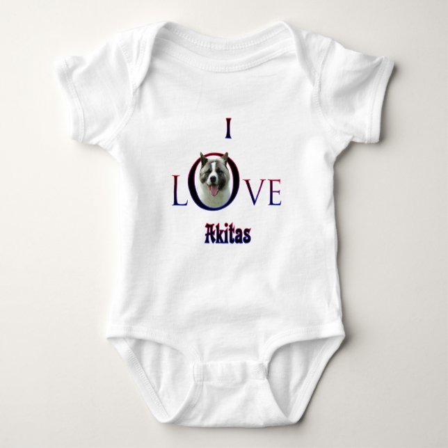 Camiseta Akita I Love (Frente)