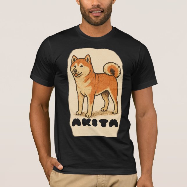Camiseta AKITA INU (Frente)