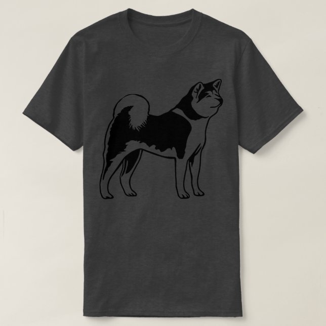 Camiseta Akita Inu Dog (Frente do Design)