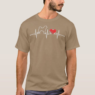 Camiseta Akita Inu Heartbeat