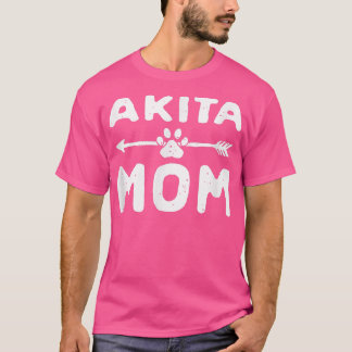 Camiseta Akita Mãe Akita Inu Cão Excelente Cachorro Japonês