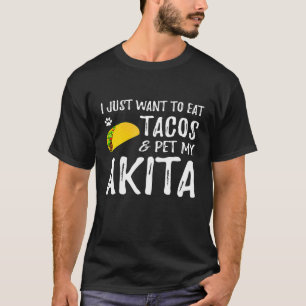 Camiseta Akita Taco R Cinco De Mayo Dog Mãe