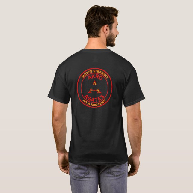 Camiseta Akro Agate Bolinhas (Parte Traseira Completa)