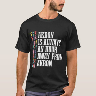 Camiseta Akron está a uma hora de distância do tráfego de h