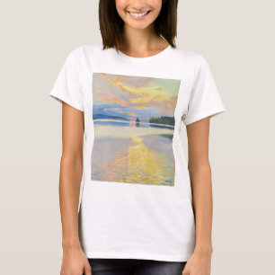 Camiseta Akseli Gallen-Kallela - Sunset sobre o lago Ruoves