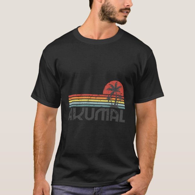 Camiseta Akumal Mexico Beach (Frente)