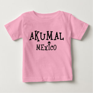 Camiseta Akumal Mexico Design - Baby Fine Jersey T Shirt