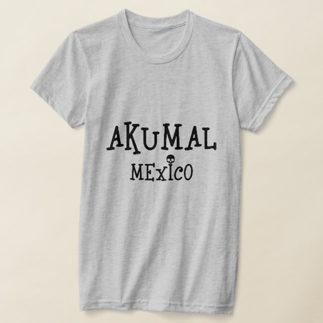 Camiseta Akumal Mexico Design - Women's Bella+Canvas Slim F (Postura )