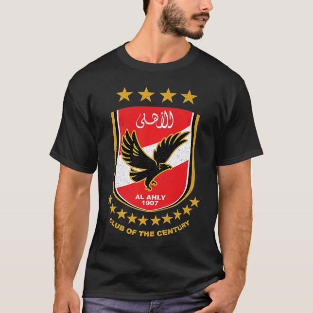 Camiseta Al Ahly Club Apoiador Fan Egípcio (Frente)