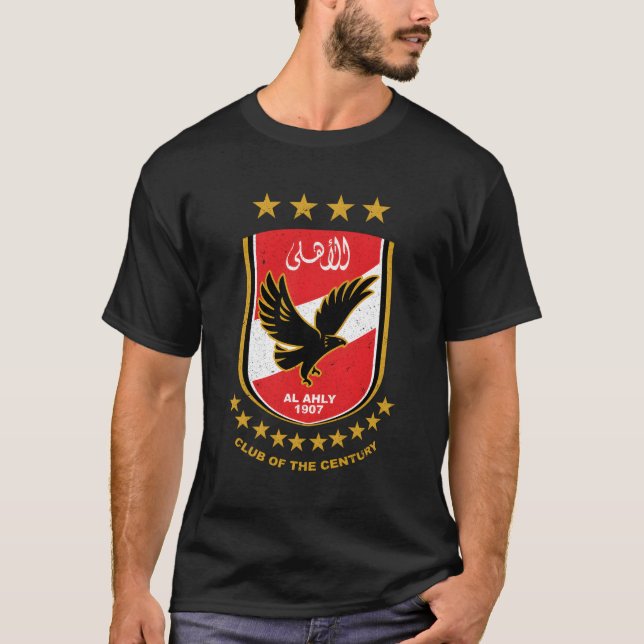 Camiseta Al Ahly Club Apoiador Fan Egípcio (Frente)