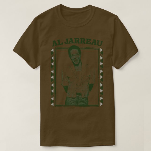 Camiseta Al Jarreau Vintage Style Fan Design (Frente do Design)
