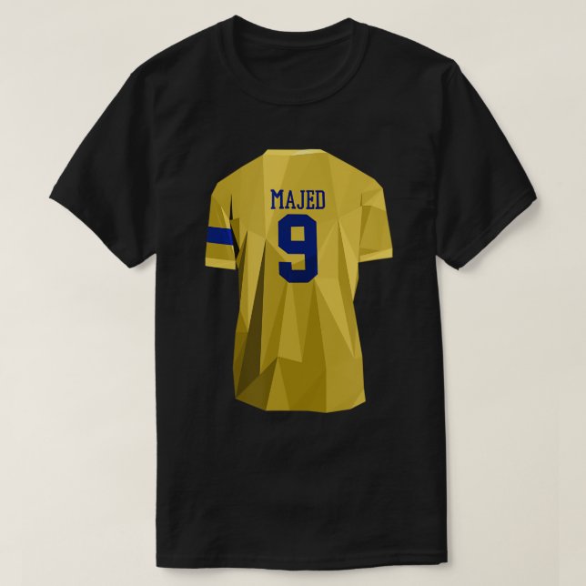 Camiseta Al Nassr Majed Saudi Football Club Jersey Gift T-S (Frente do Design)