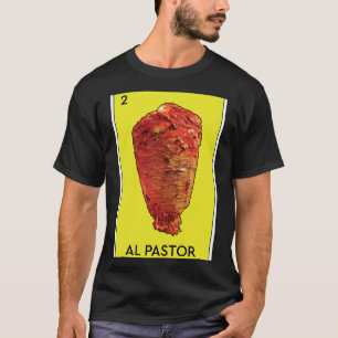 Camiseta Al Pastor Loteria Mexicano Jogo Engraçado Carne As